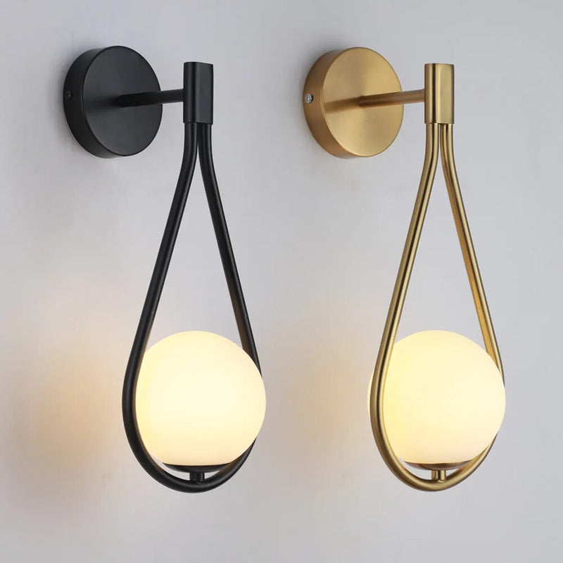 LumiGlow –Minimalistische Wandleuchte in eleganter Tropfenform