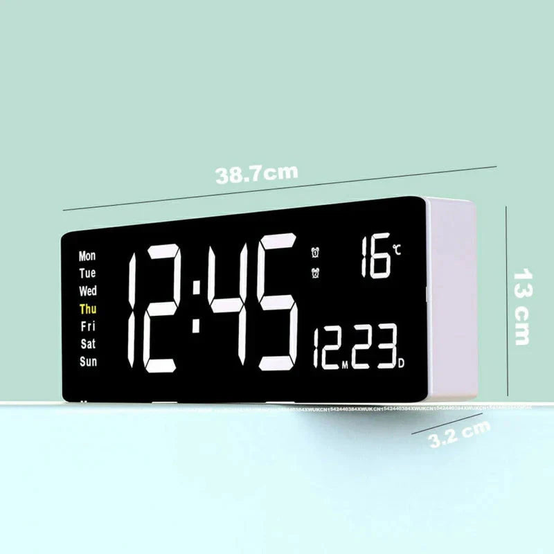 PulseTime – Digitale LED Uhr mit Fernbedienung und übersichtlichem LED Anzeige