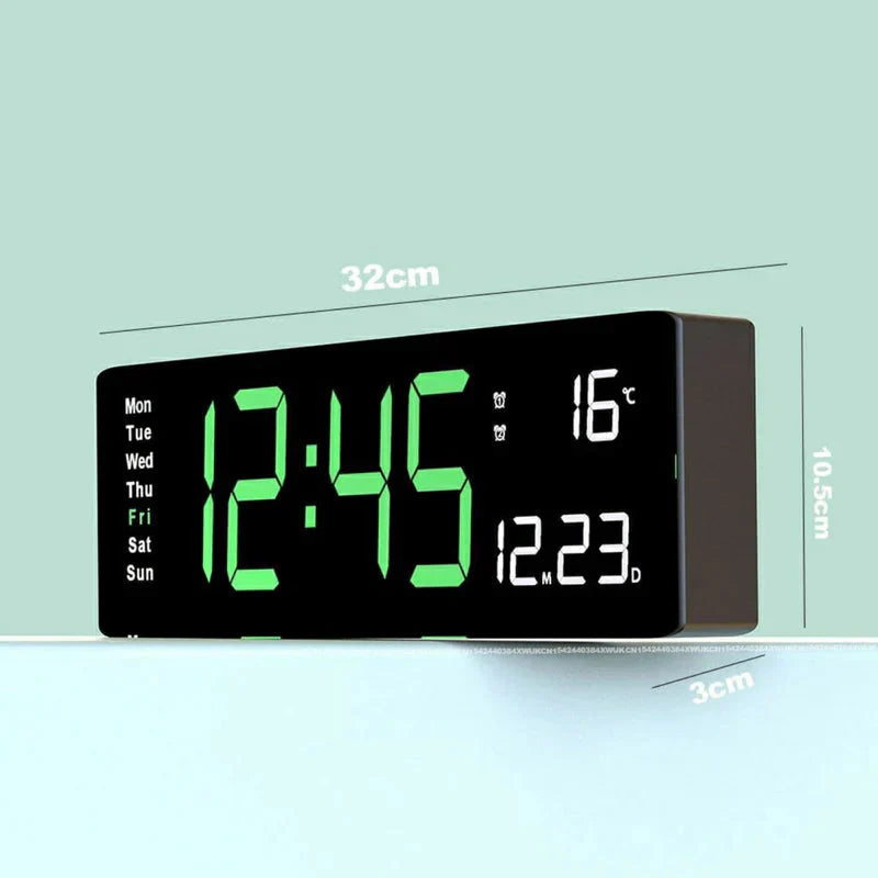 PulseTime – Digitale LED Uhr mit Fernbedienung und übersichtlichem LED Anzeige