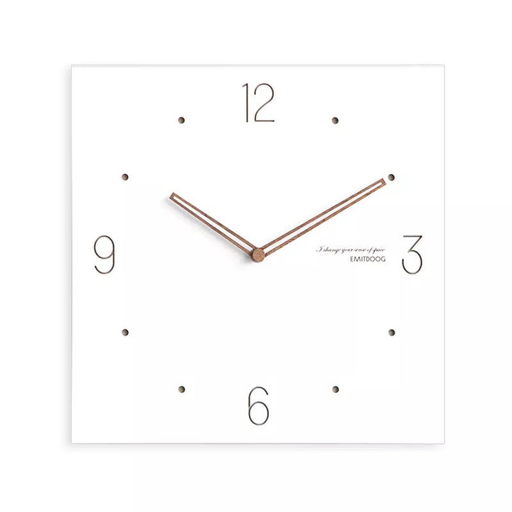 TimeLume – Moderne quadratische Wanduhr für stilvolle Wohnzimmerdekoration