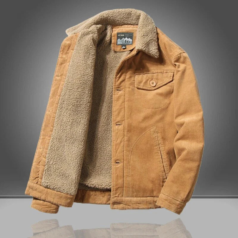 Liam – Stilvolle Langarm Jacke Mit Taschen