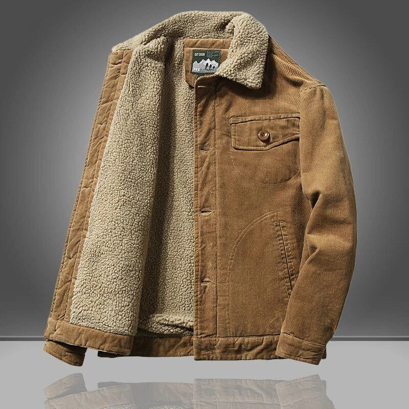 Liam – Stilvolle Langarm Jacke Mit Taschen