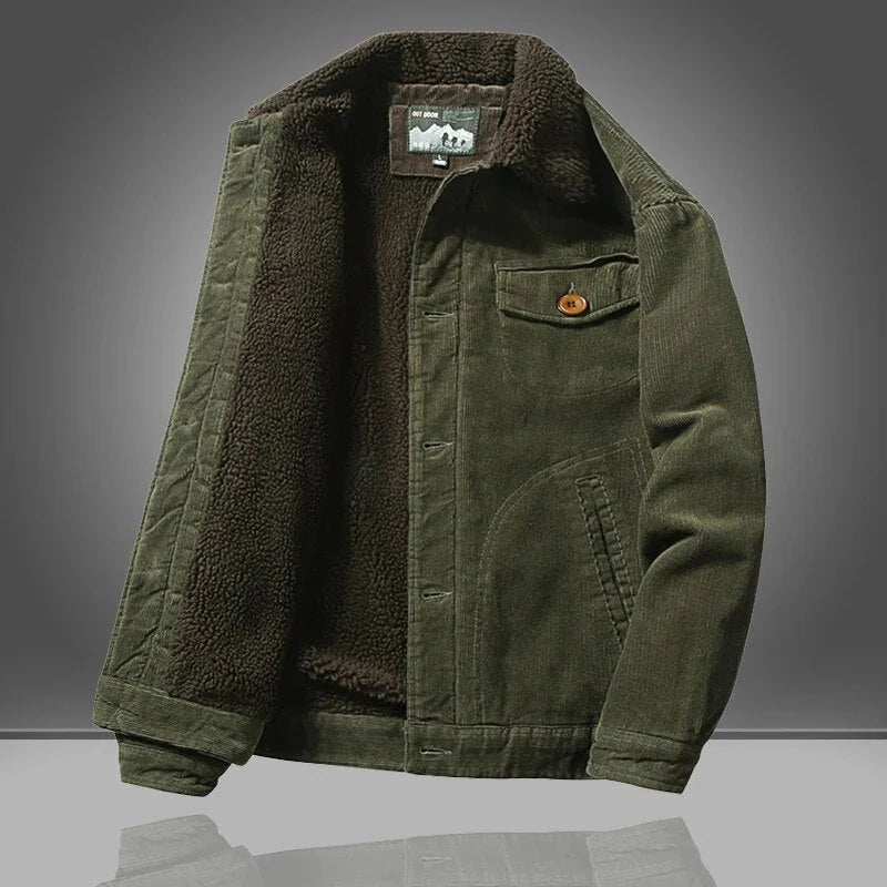 Liam – Stilvolle Langarm Jacke Mit Taschen