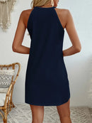 Wanja – Stilvolles ärmelloses Neckholder Minikleid mit bequemer Passform