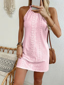 Wanja – Stilvolles ärmelloses Neckholder Minikleid mit bequemer Passform