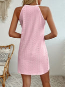 Wanja – Stilvolles ärmelloses Neckholder Minikleid mit bequemer Passform