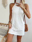 Wanja – Stilvolles ärmelloses Neckholder Minikleid mit bequemer Passform