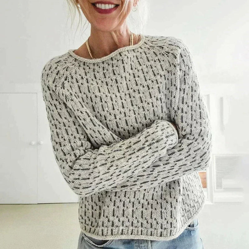 Sophia - Luxuriöser Komfort Bootshals Langärmeliger Pullover