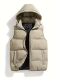 Leo - Warm Ärmellos Kapuze Jacke Mit Reißverschluß