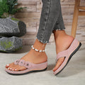 Miray – Leichte Blumendesign Sandalen mit Dicke rutschfeste Sohle