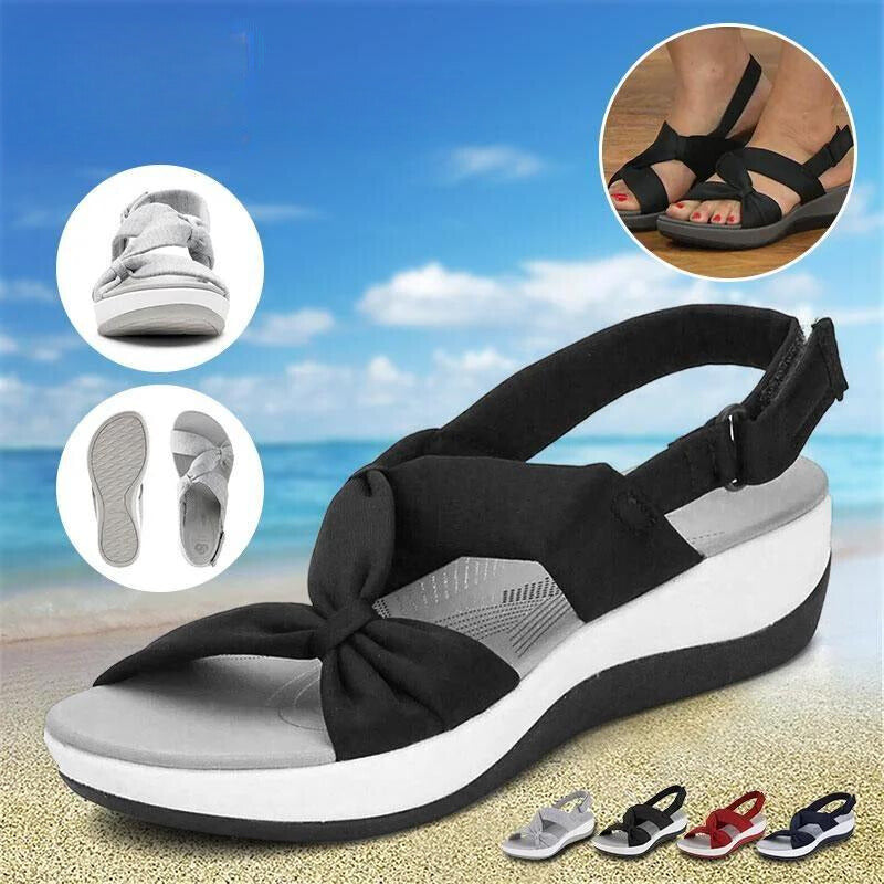 Anneliese – Bequeme Schuhe mit verstellbarer Knöchelschnalle und dicker rutschfester Sohle