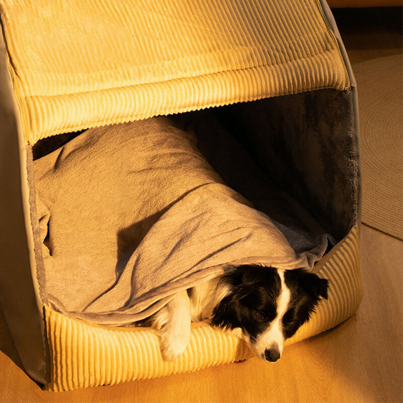 PupHaven – Abnehmbares Hundezeltbett mit geschlossenem Entwerfen und einfacher Lagerung