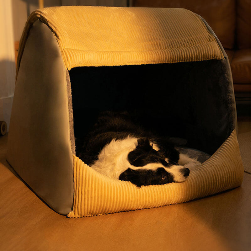 PupHaven – Abnehmbares Hundezeltbett mit geschlossenem Entwerfen und einfacher Lagerung