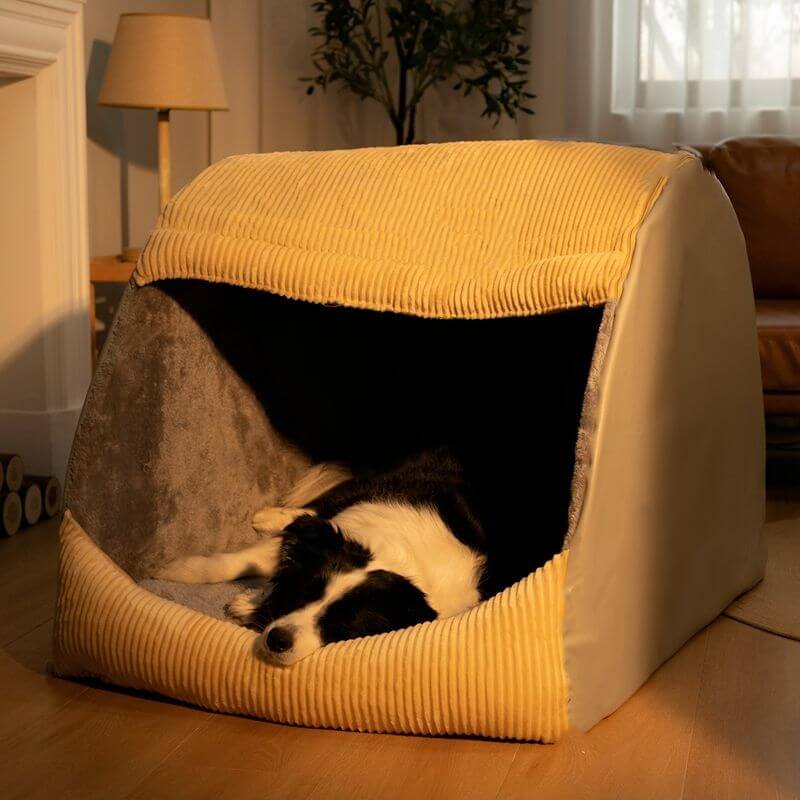 PupHaven – Abnehmbares Hundezeltbett mit geschlossenem Entwerfen und einfacher Lagerung