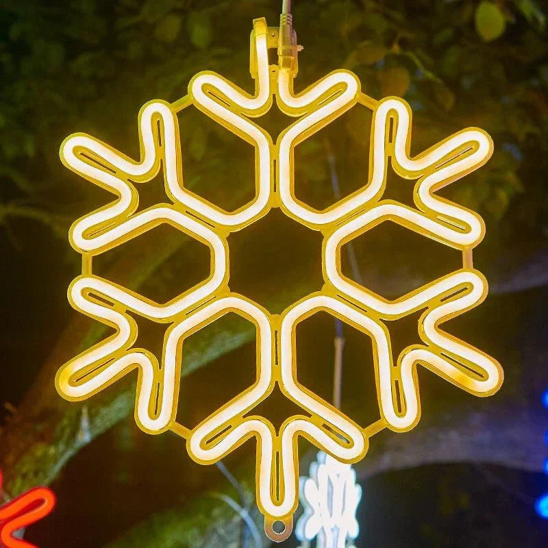 SnowGlow – Schneeflocken LED Lichter mit sanftem Schein für eine einzigartige Dekoration
