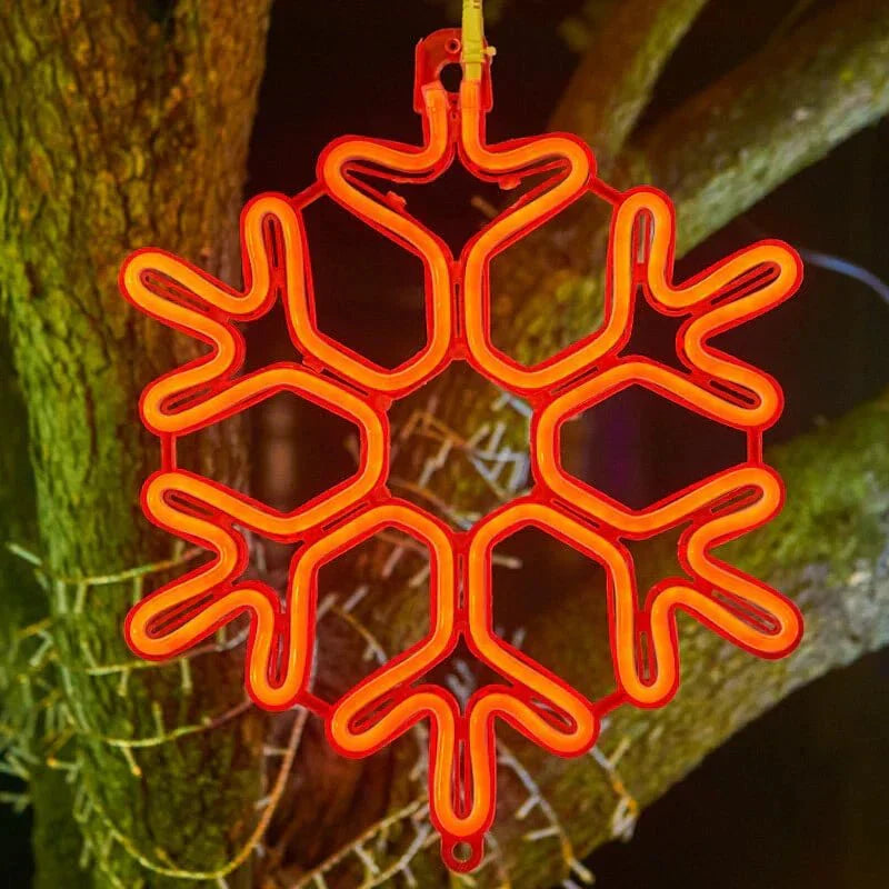 SnowGlow – Schneeflocken LED Lichter mit sanftem Schein für eine einzigartige Dekoration