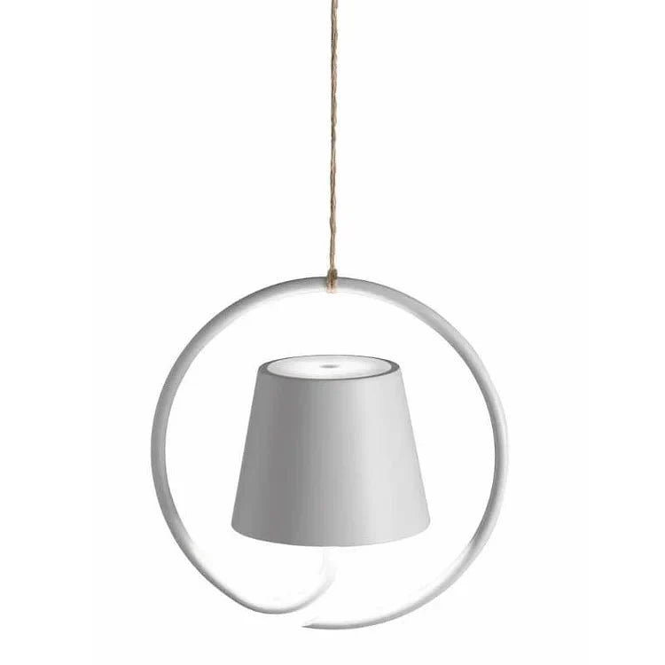 LumiNest - Wiederaufladbare LED Hängelampe mit Touch Dim für den Innen und Außenbereich