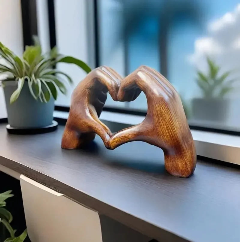 SoulGlow - Dekorative Figur in Herzform mit polierter Oberfläche