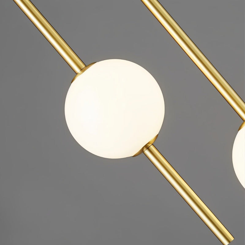 LumeAura - Moderne Pendelleuchte mit einzigartigem Kugeldesign für Schlafzimmer und Wohnzimmer