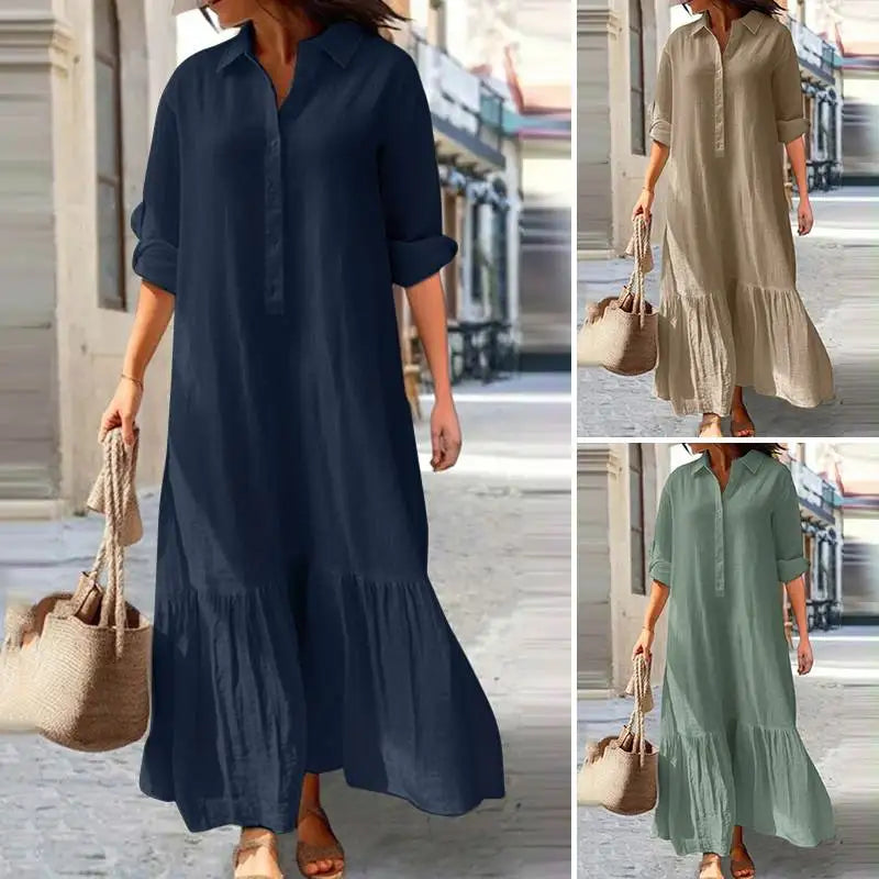 Amelia – Hochwertiges Maxikleid Im Boho Stil