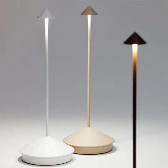 GlowLite - Wasserdichte kabellose LED Tischlampe mit Berührungssensor und dimmbarer Helligkeit