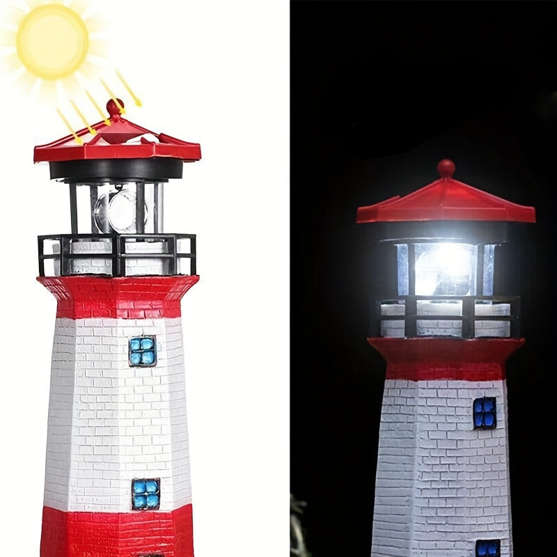Lighthouse - Dekorative Gartenlaterne mit warmem Licht für den Außenbereich