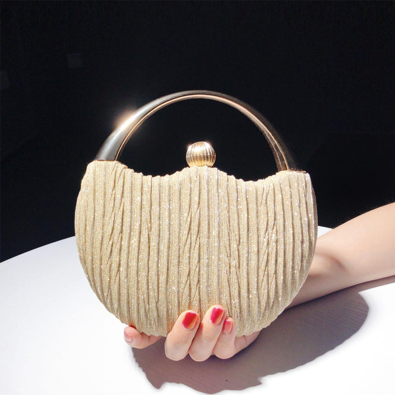 Alina – Stilvolle Handtasche mit luxuriösem runden Griff und geräumigem Innenraum