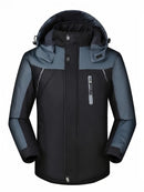 Anselm - Langärmelig Wasserdicht Kapuze Jacke Mit Reißverschluß