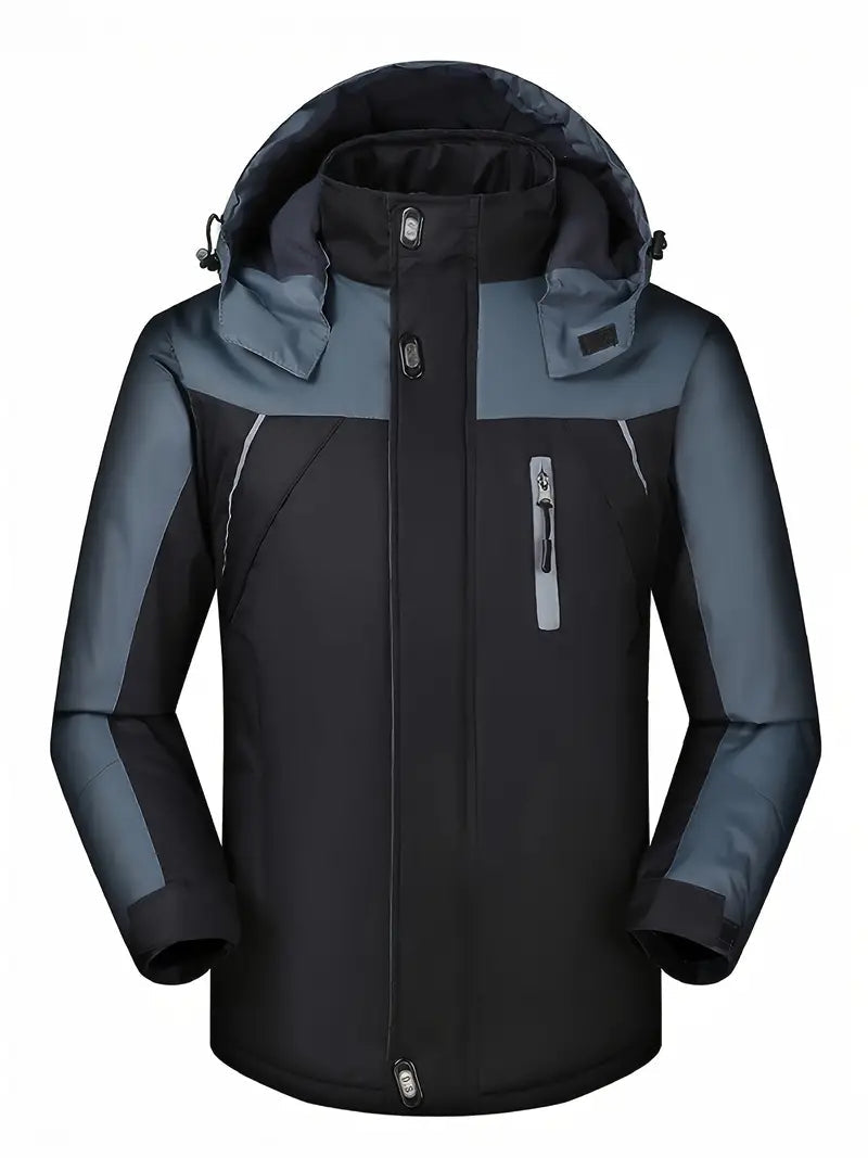 Anselm - Langärmelig Wasserdicht Kapuze Jacke Mit Reißverschluß