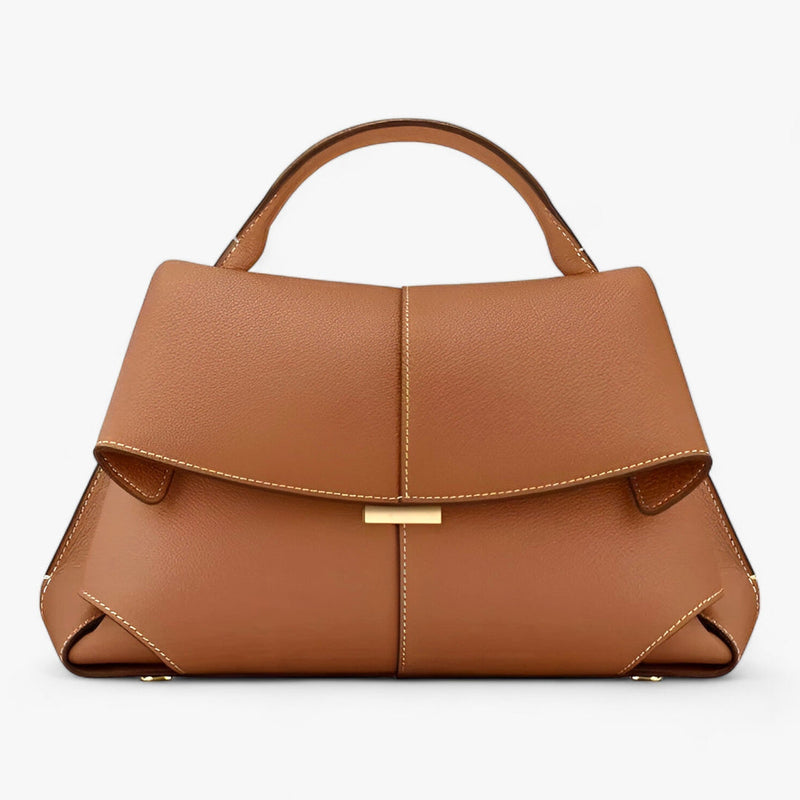 Mira – Stylische leichte Handtasche mit Umschlagklappe und großem Fassungsvermögen