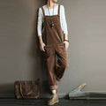 Zeliha – Lässiger ärmelloser Jumpsuit mit verstellbaren Trägern und weiten Hosenbeinen