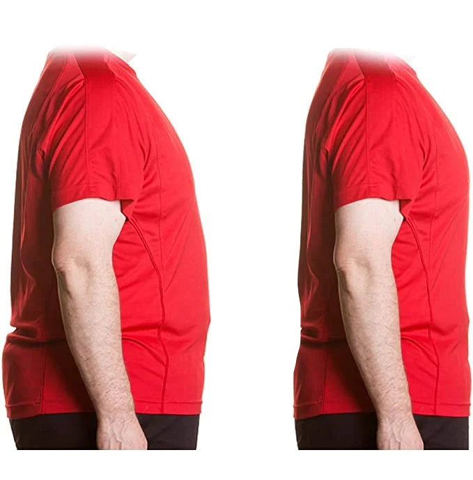 Alwin - Schlanke Passform Kompression Body Shaper mit Bauchkontrolle und unsichtbarem Unterhemd Design | 1+1 Frei