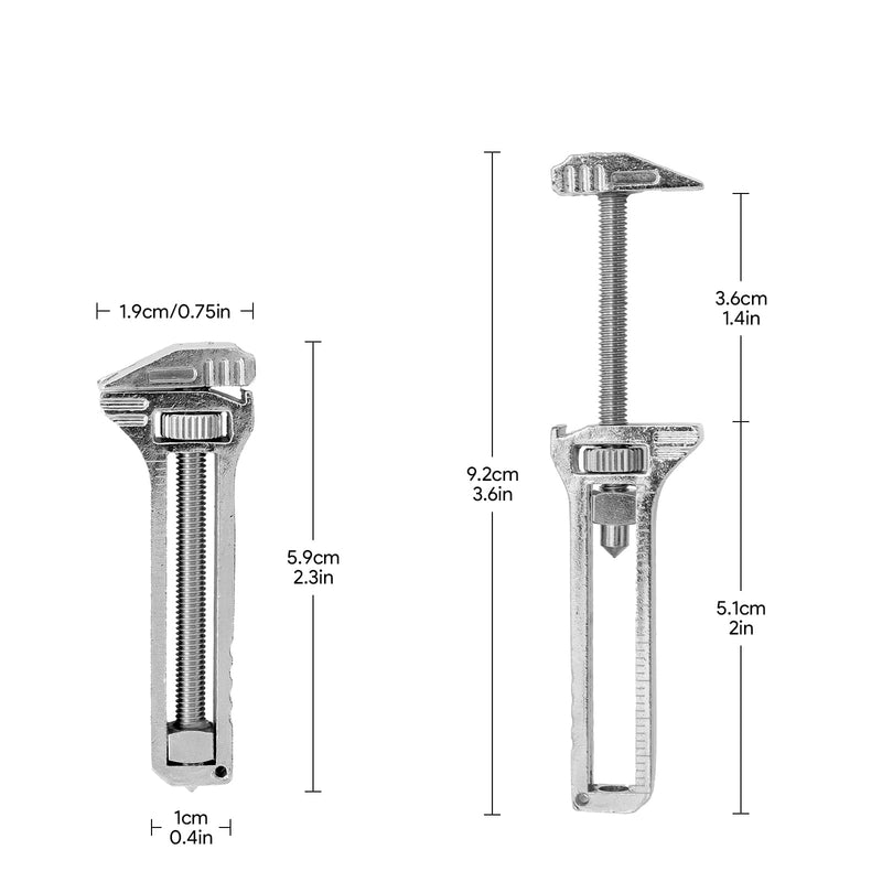 GripMaster - Multifunktionales Miniwerkzeug mit Schraubenschlüssel Flaschenöffner und Nagelzieher