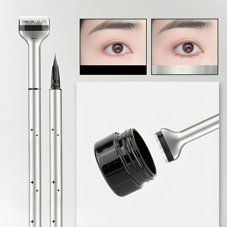 LashPress - Wasserfester Eyeliner Untere Wimpernstempel mit Tinte für schnelles Augen Schminke