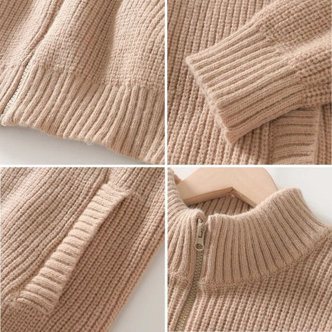 Otto - Warm Langärmelig Pullover Mit Reißverschluss