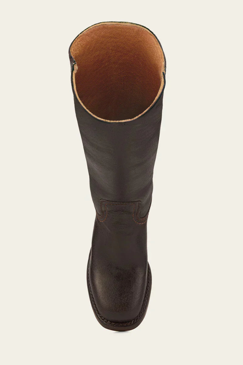 Mila – Stylische Kniestiefel mit runder Spitze und robuster Sohle