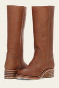 Mila – Stylische Kniestiefel mit runder Spitze und robuster Sohle