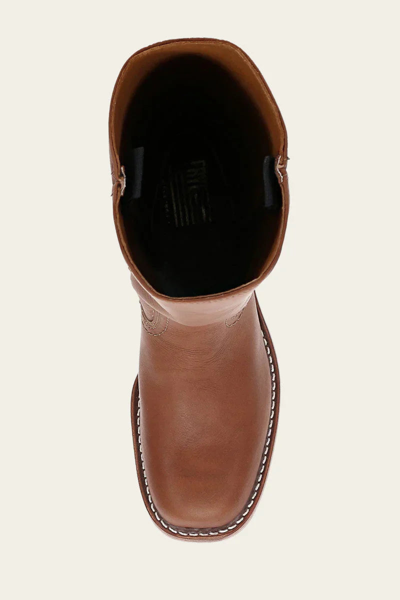 Mila – Stylische Kniestiefel mit runder Spitze und robuster Sohle