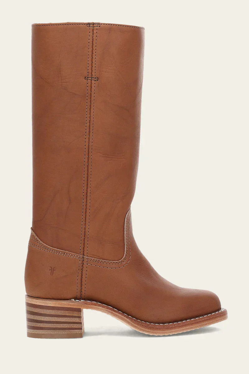 Mila – Stylische Kniestiefel mit runder Spitze und robuster Sohle