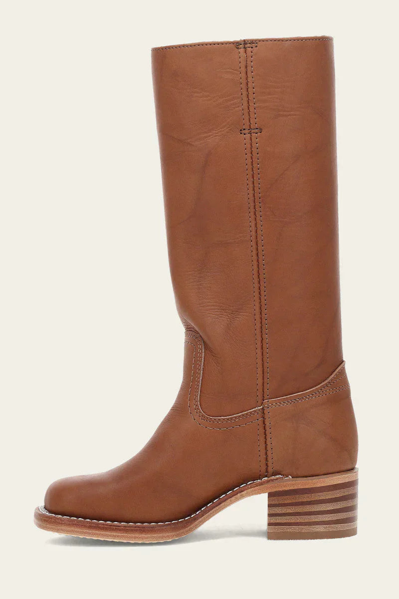 Mila – Stylische Kniestiefel mit runder Spitze und robuster Sohle
