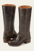 Mila – Stylische Kniestiefel mit runder Spitze und robuster Sohle