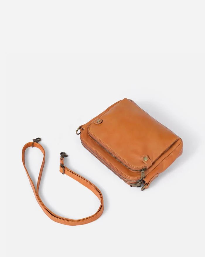 Sabrina – Leichte Umhängetasche mit verstellbarem Riemen und mehreren Taschen