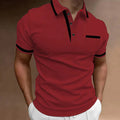 Conrad – Elegantes Kurzarm Poloshirt mit Knöpfen und Tasche