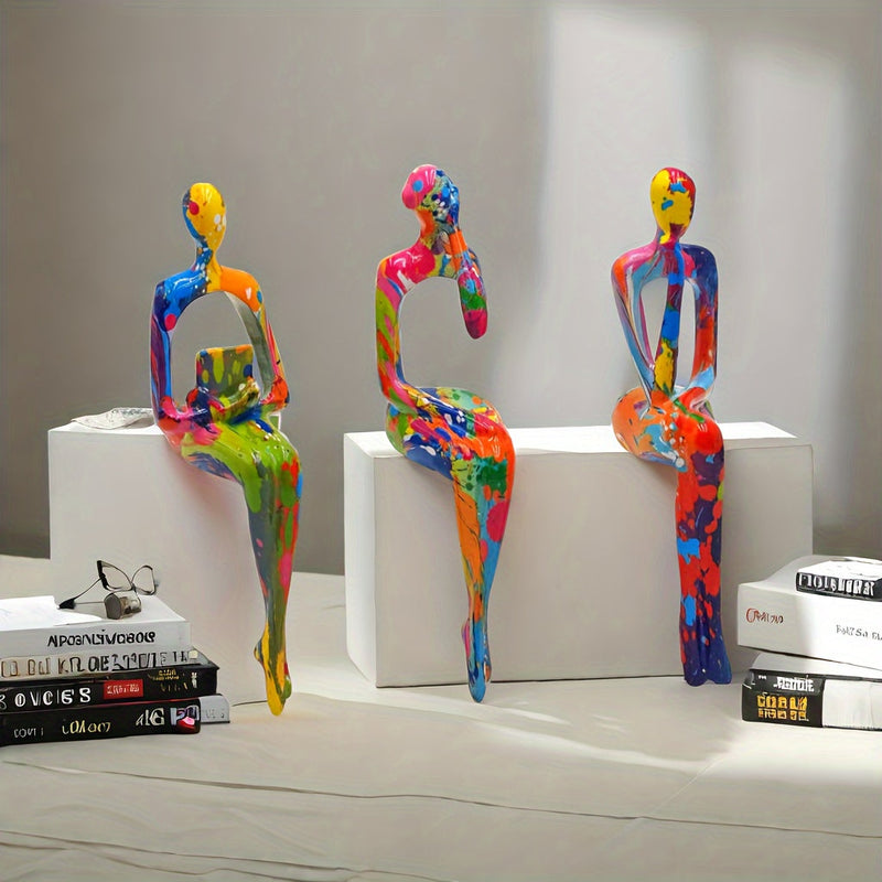 ArtSphere - Modern Art Zahlen Satz Kühne und einzigartige Skulpturen für die Wohnungseinrichtung