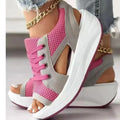 Christine – Orthopädische muffin sandalen mit offener zehenpartie und slip on design