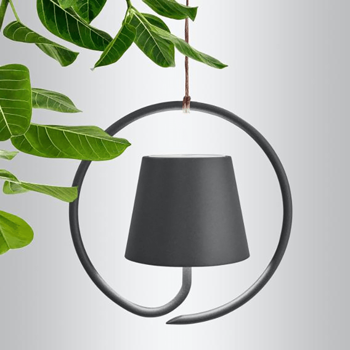 LumiNest - Wiederaufladbare LED Hängelampe mit Touch Dim für den Innen und Außenbereich