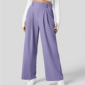 Ariella - Bequeme Hose mit weitem Bein hoher Taille und Taschen