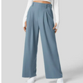 Ariella - Bequeme Hose mit weitem Bein hoher Taille und Taschen
