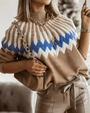 Agneta - Warmer Rollkragenpullover mit langen Ärmeln und lockerer Passform