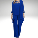 Aenne - Lässiges 3 teiliges Set mit langen Ärmeln und weiten Hosenbeinen für einen luxuriösen Look